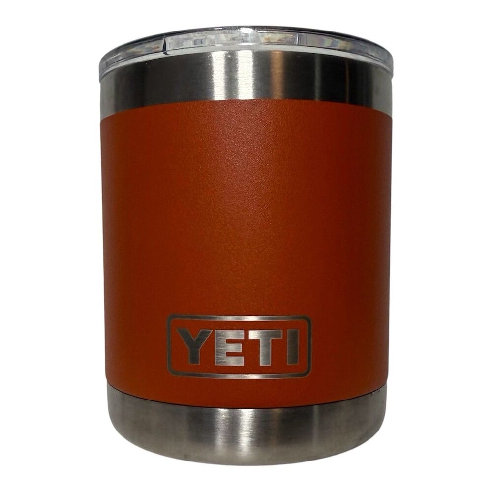 Yeti Rambler 10 Ounces Insulated Drink Cup Burnt Orange